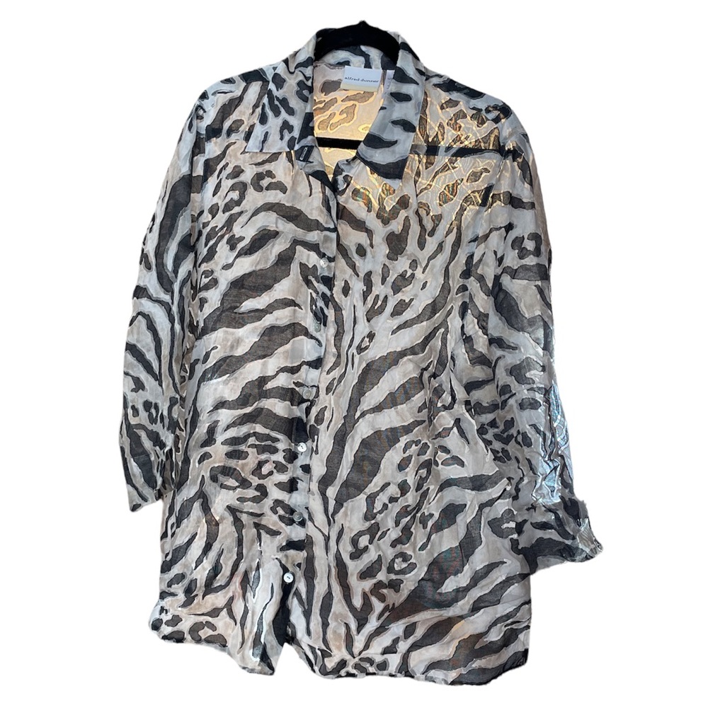 Sheer Plus Size Blouse
